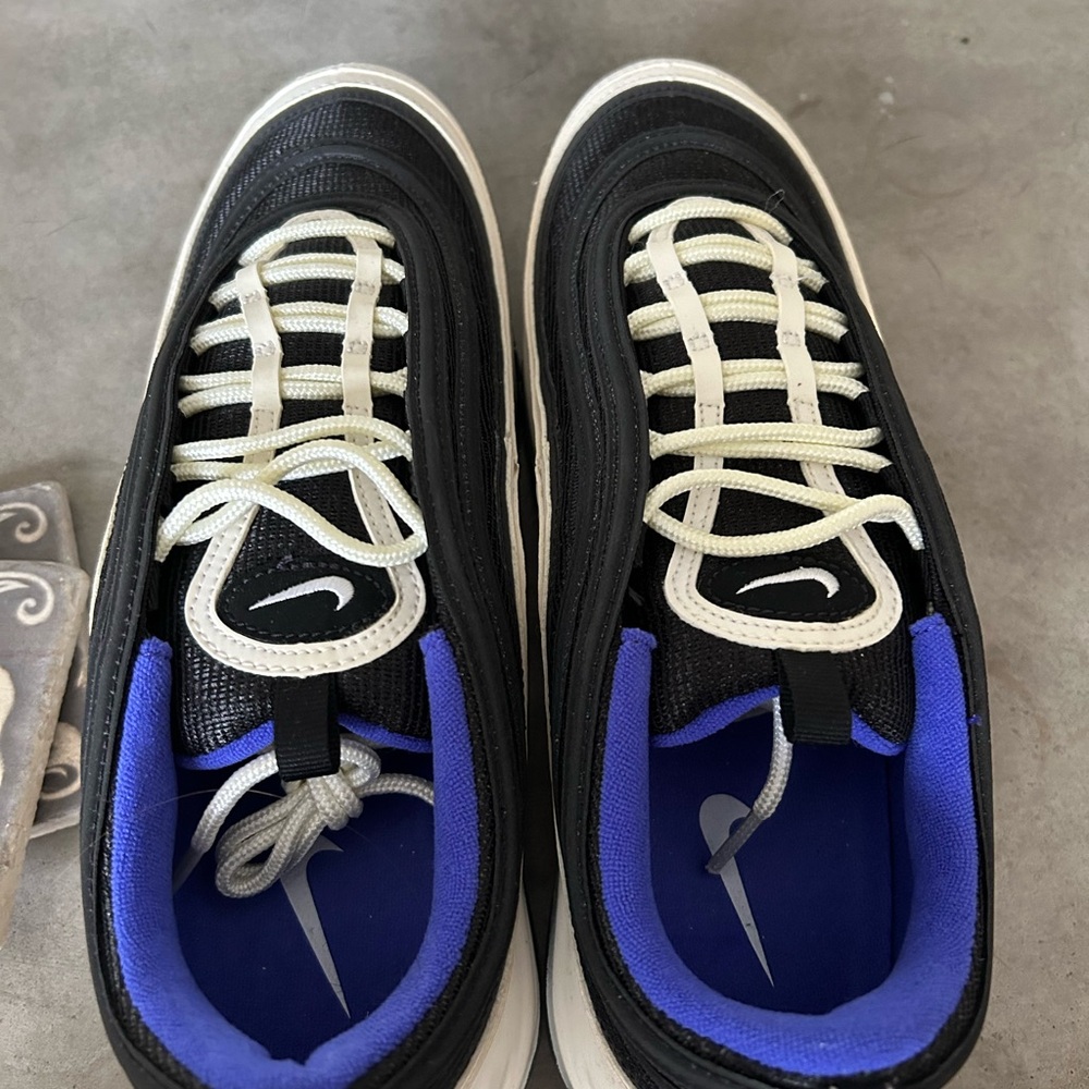 Nike Air Max 97 Black and Blue Sneakers